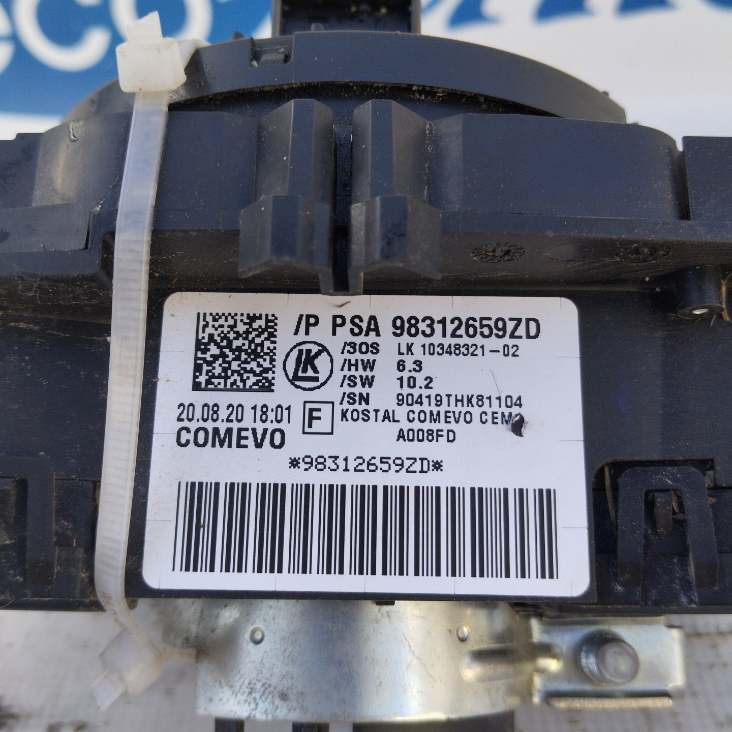 Peugeot Rifter 2020 light switch cod: 98312659ZD ecoAG4323