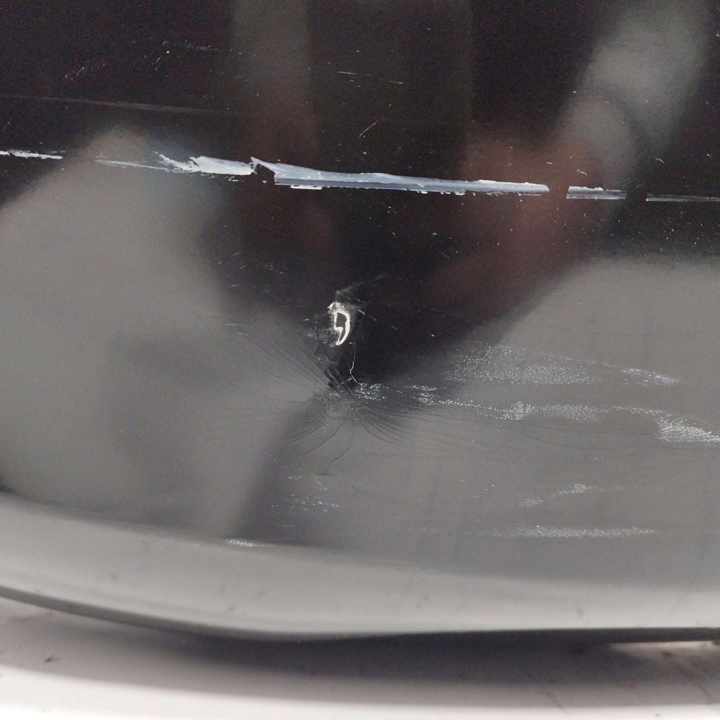 Schwarze Heckstoßstange Opel Corsa D 2008 ecoAC7030