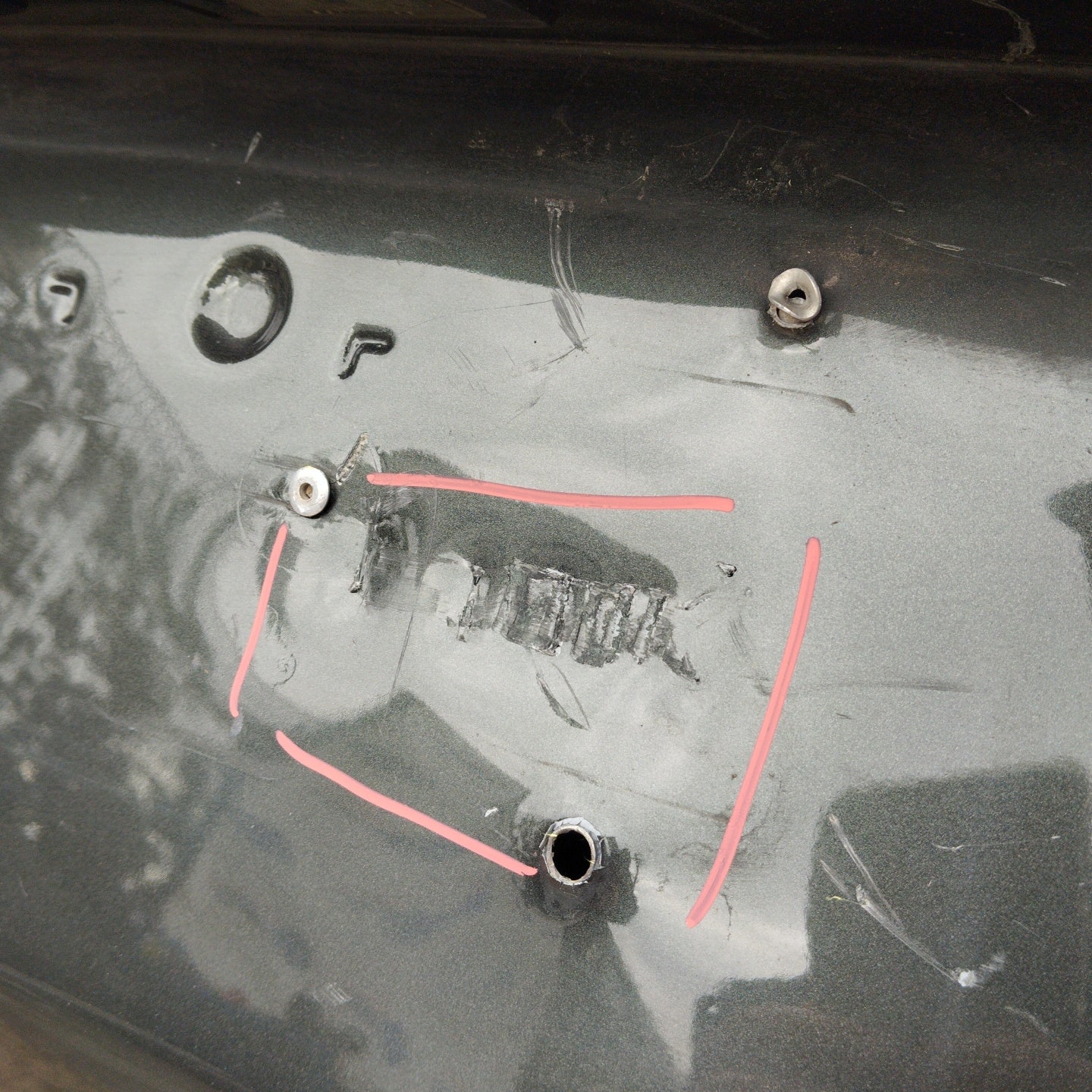 Portellone verde scuro Citroen C5 SW 2012 ecoAG4045