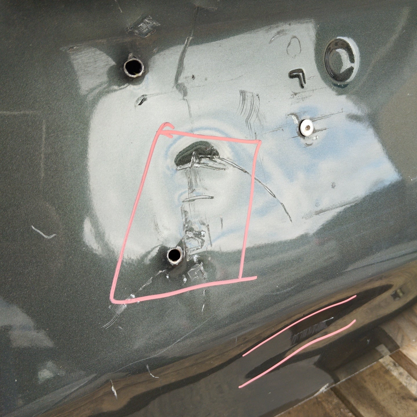 Portellone verde scuro Citroen C5 SW 2012 ecoAG4045