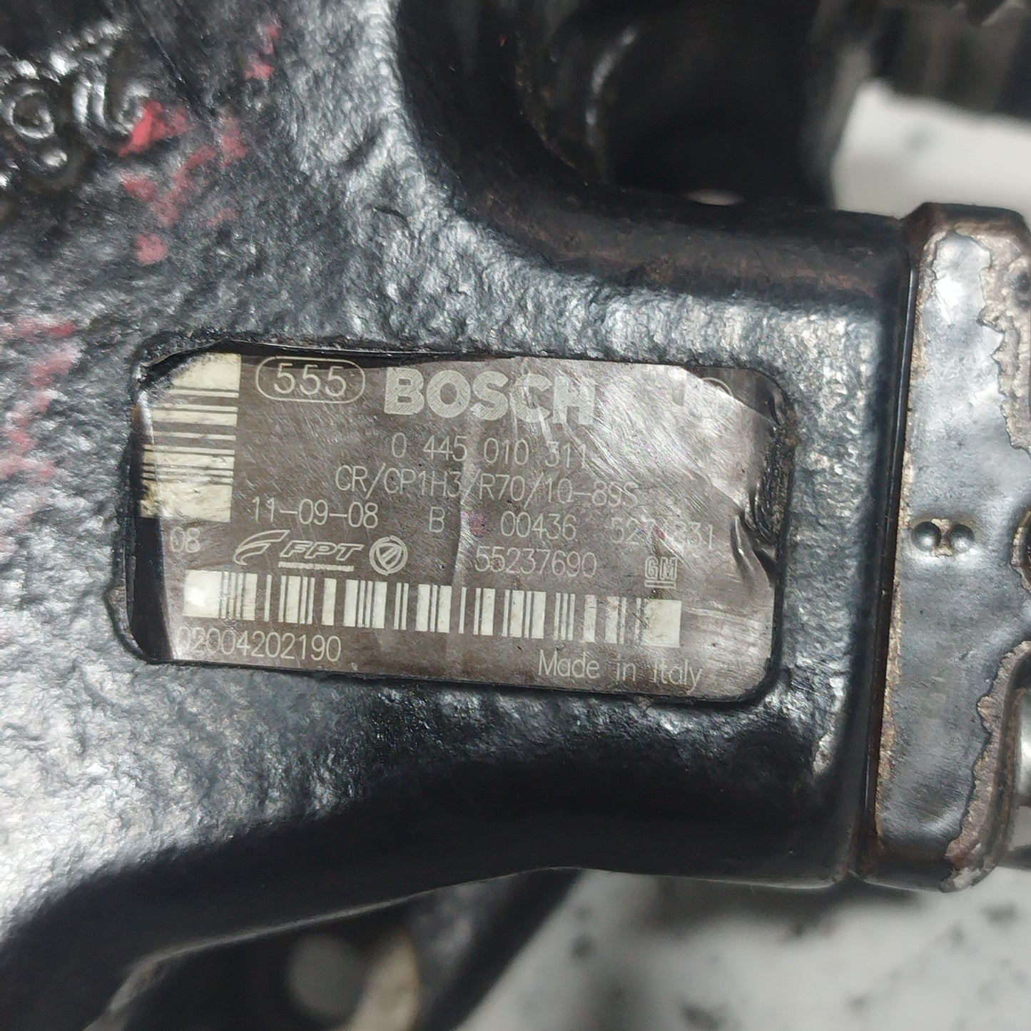 Common-Rail-Pumpe Lancia Musa 1.3 MTJ 2010 Code: 0445010311 ecoAC7043