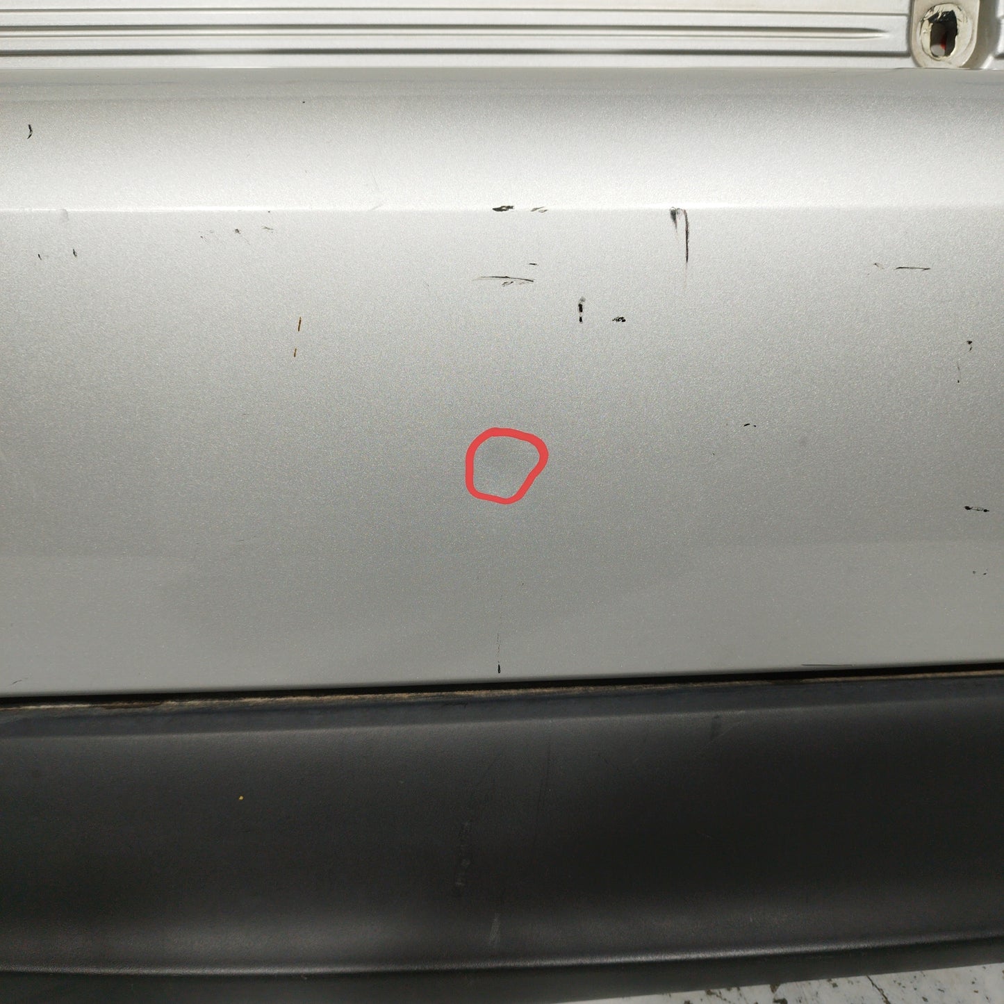 Paraurti posteriore grigio argento Smart Fortwo 450 2003 ecoAC7084