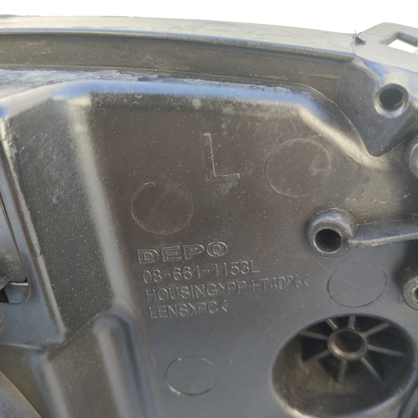 Fanale anteriore sx Fiat Bravo 2007 Fondo Chiaro freccia gialla ecoAG4372