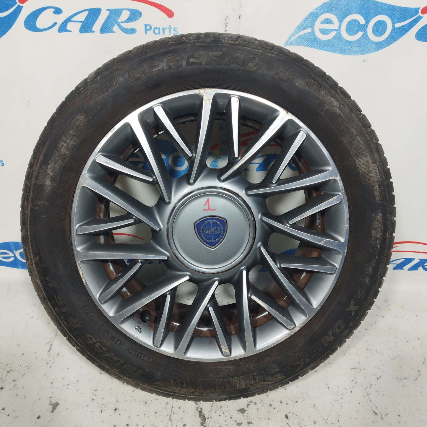 Cerchi in lega completi di gomme Lancia Ypsilon 2014 ecoAC7117