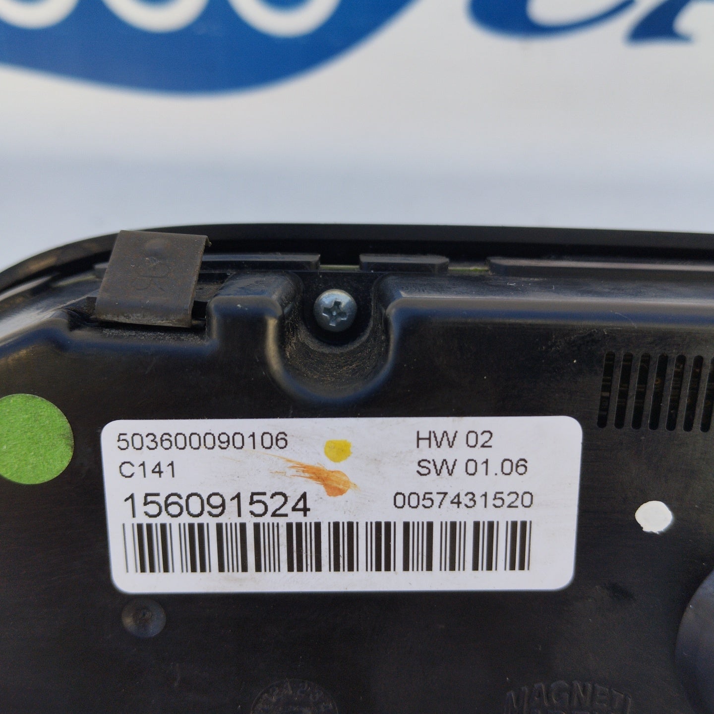 Alfa Romeo Giulietta digitales Klimabedienfeld Code 156091524 ecoAG4374