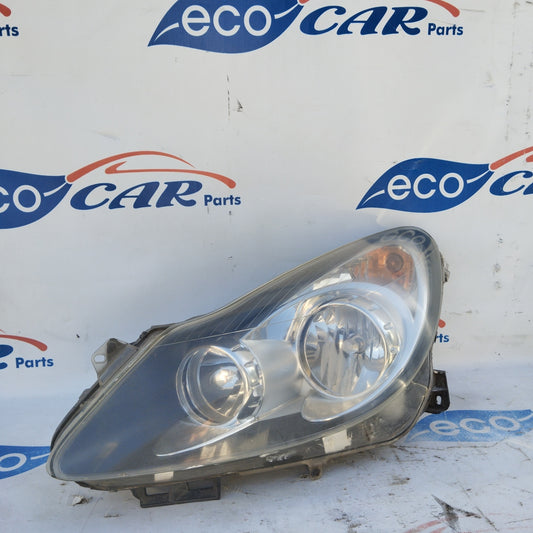 Fanale anteriore sx Opel Corsa D fondo scuro ecoAG4378
