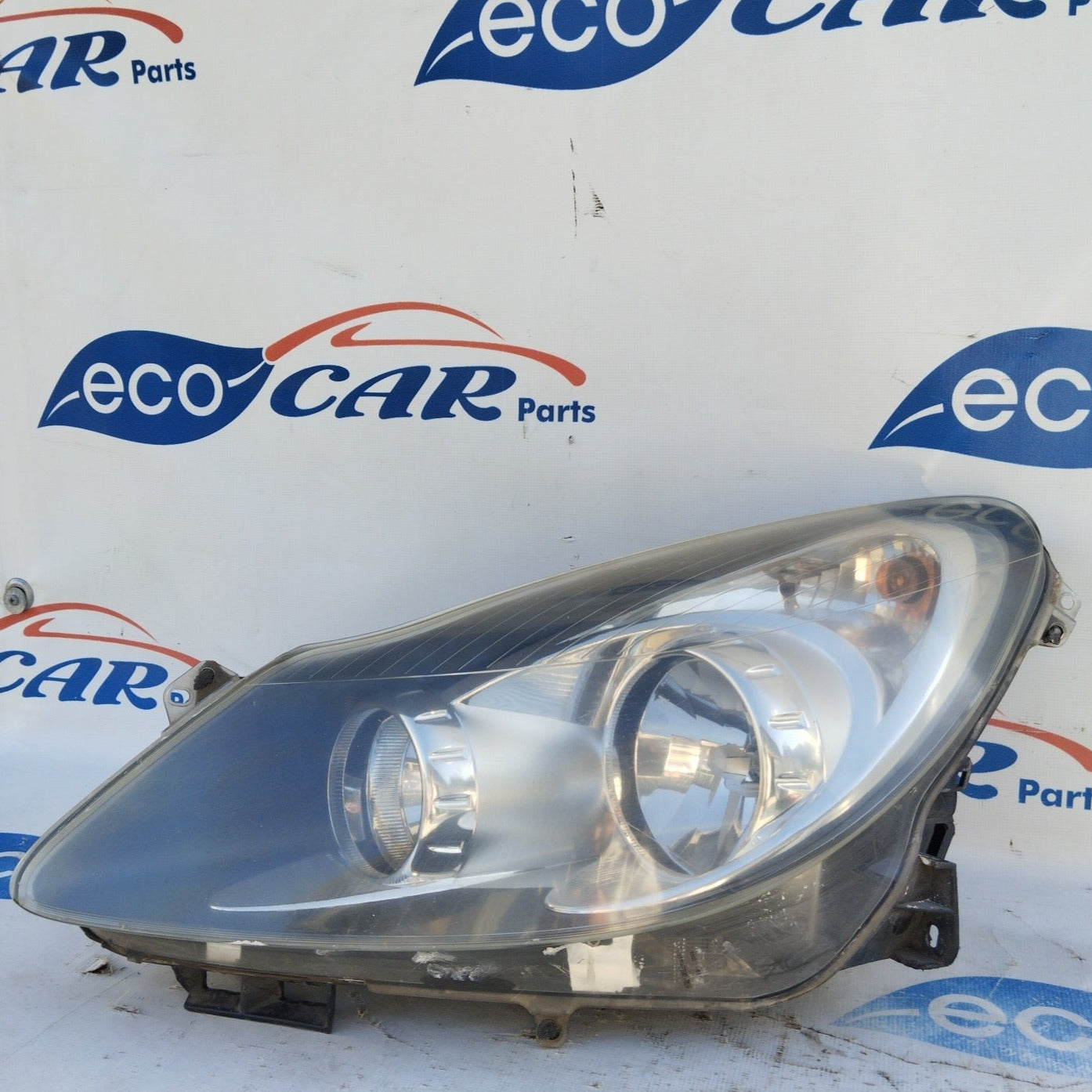 Fanale anteriore sx Opel Corsa D fondo scuro ecoAG4378
