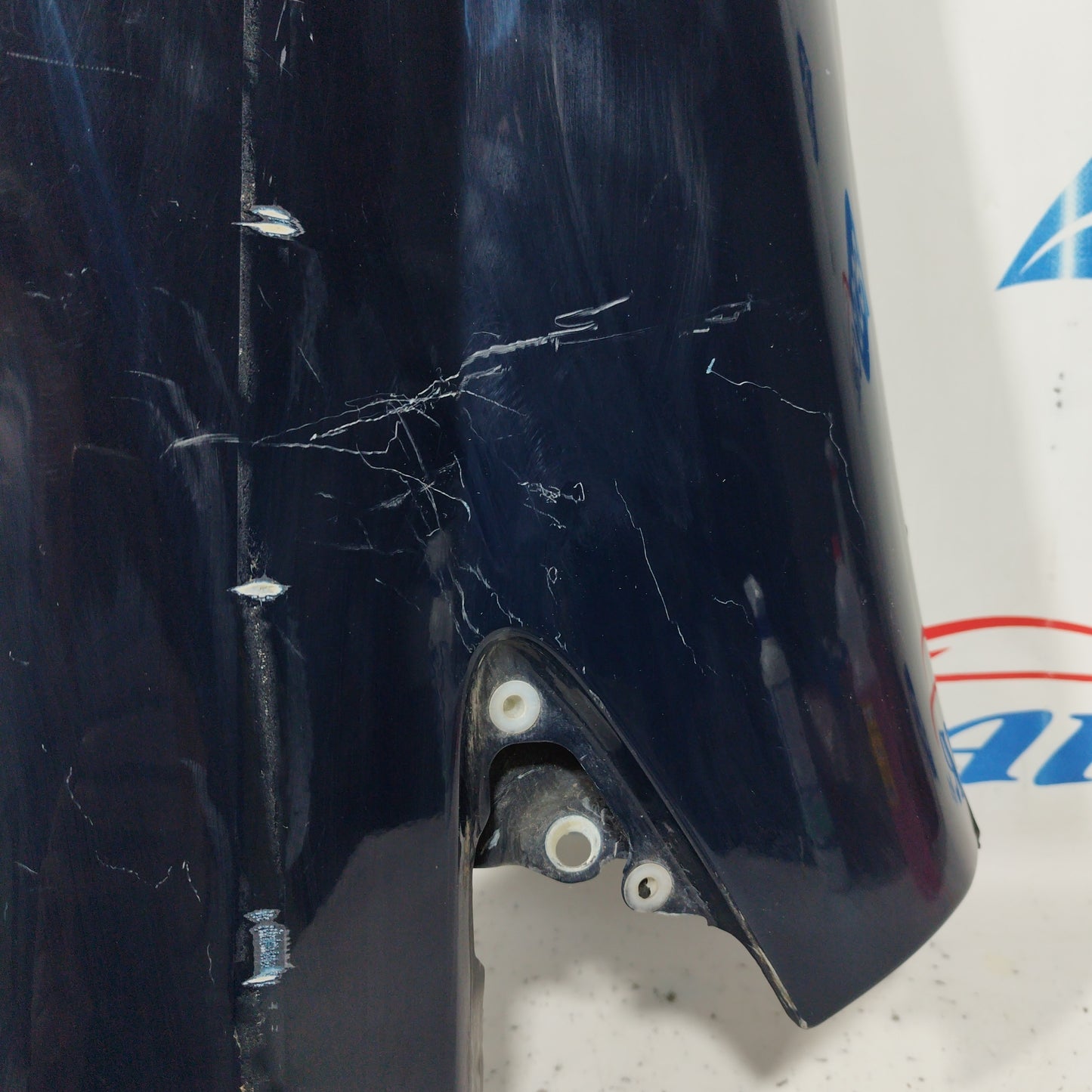 Dark blue left front fender Fiat Grande Punto 2010 ecoAC7145