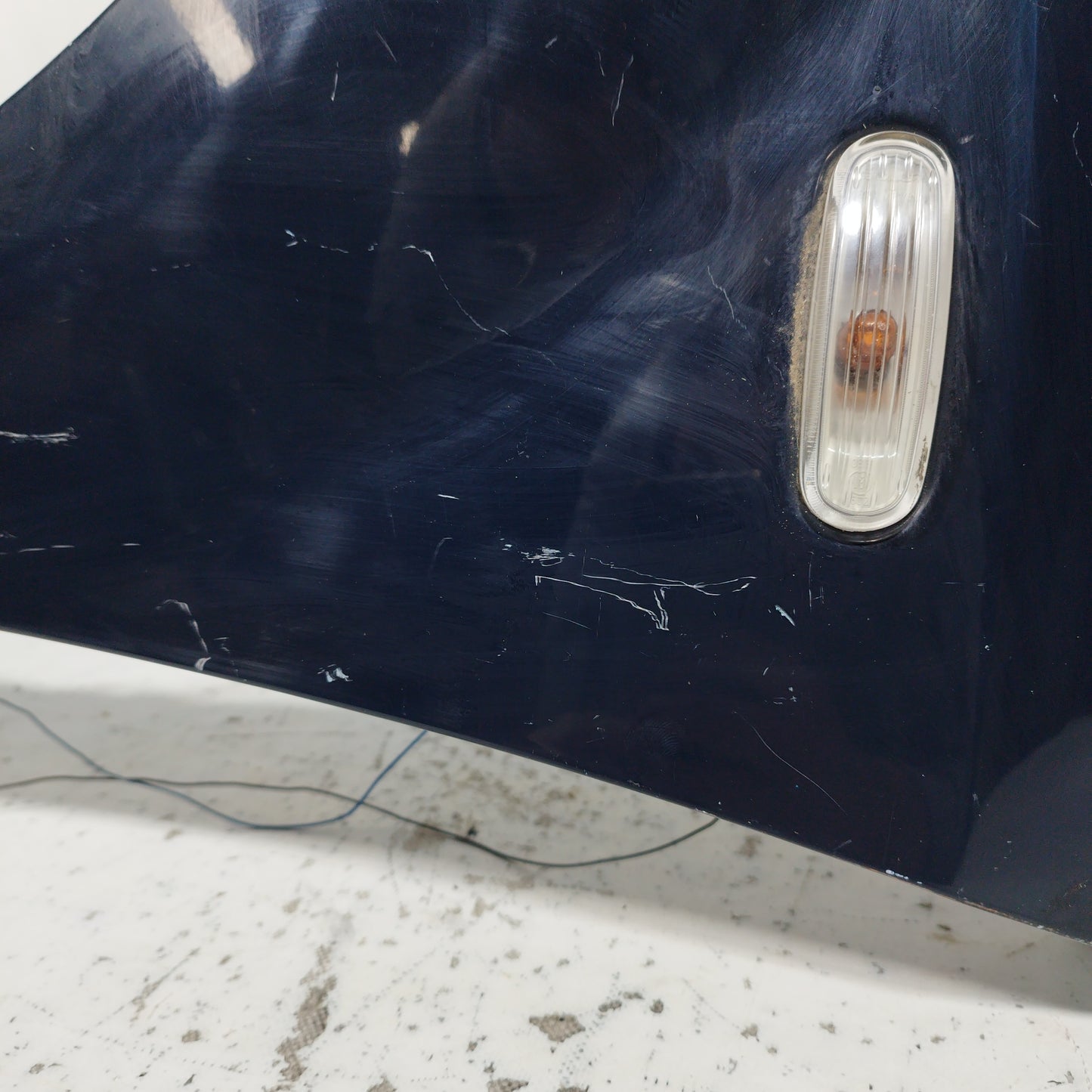 Dark blue left front fender Fiat Grande Punto 2010 ecoAC7145