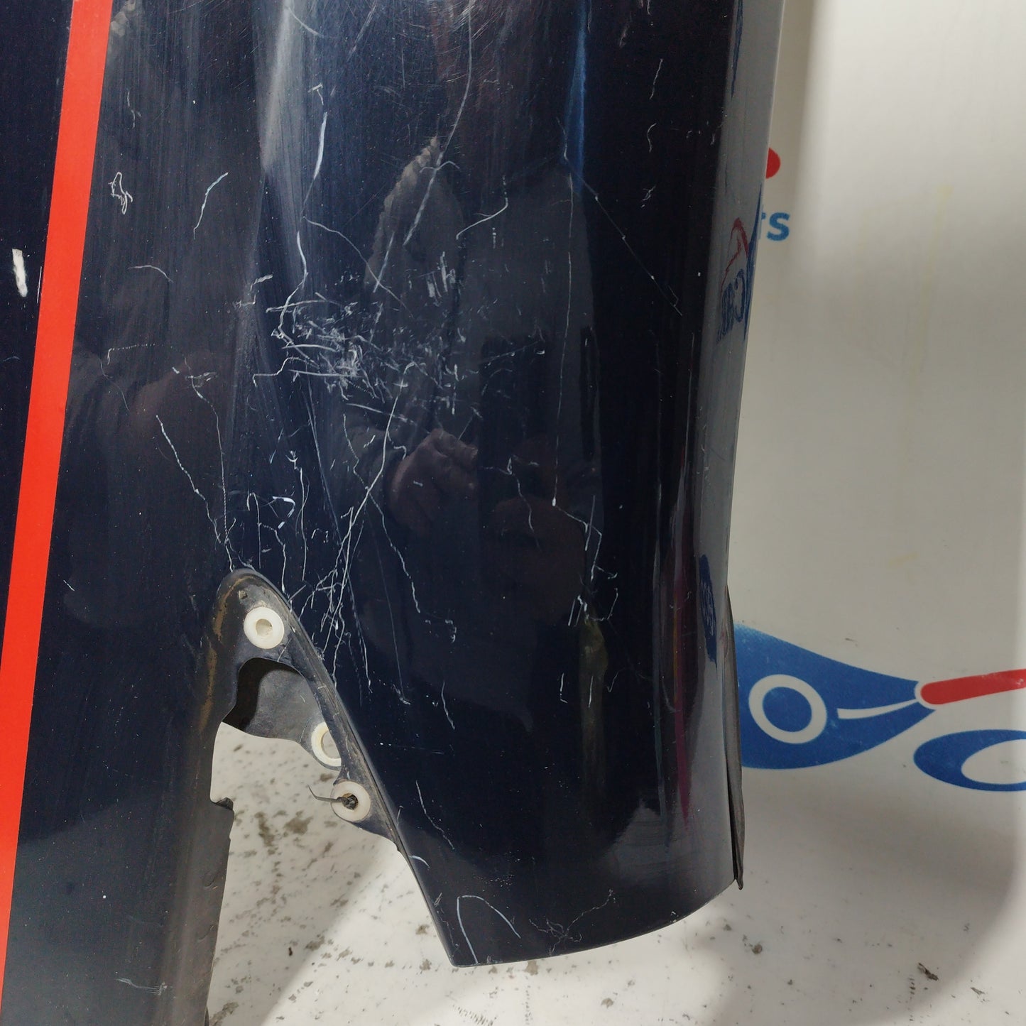 Dunkelblauer Kotflügel vorne links Fiat Grande Punto 2010 ecoAC7146