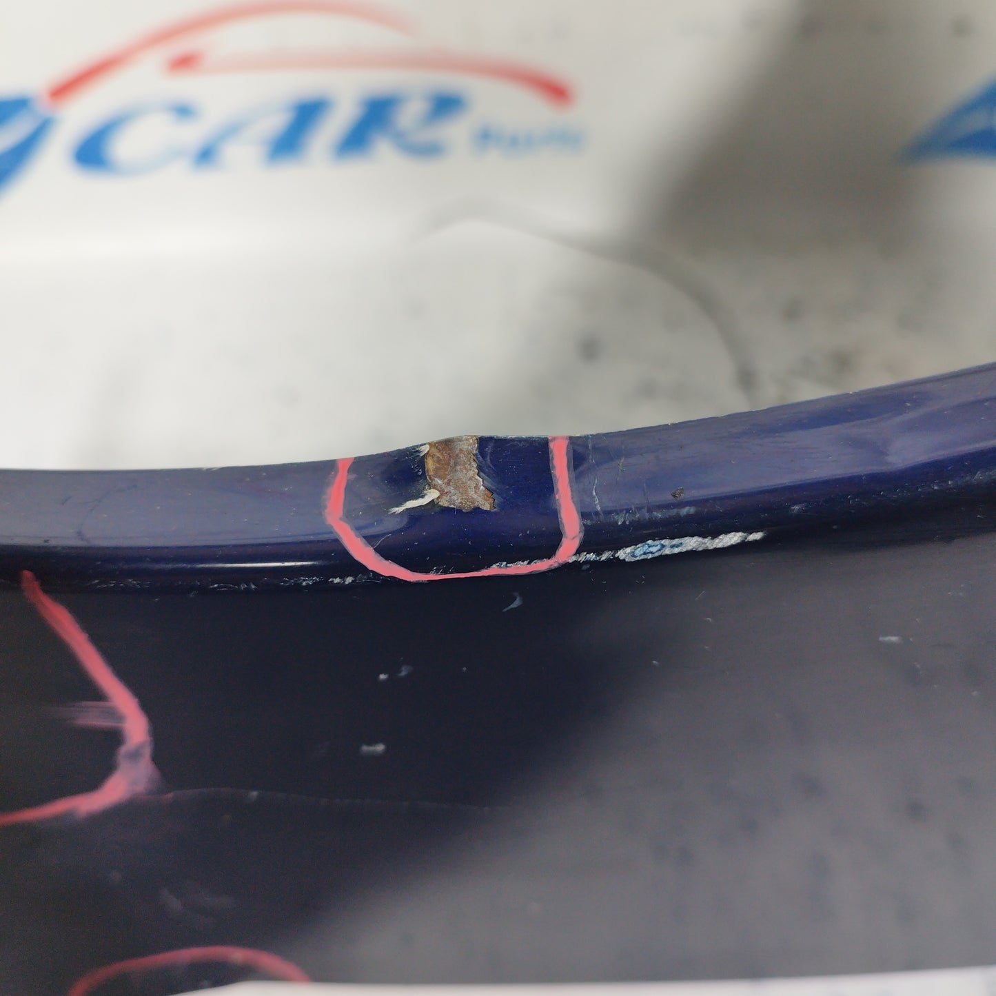 Midnight blue left front mudguard Alfa Romeo 156 2005 ecoAC7151