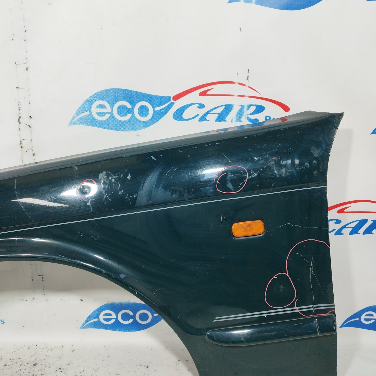 Jaguar XJ6 1992 dunkelgrüner vorderer linker Kotflügel ecoAC170