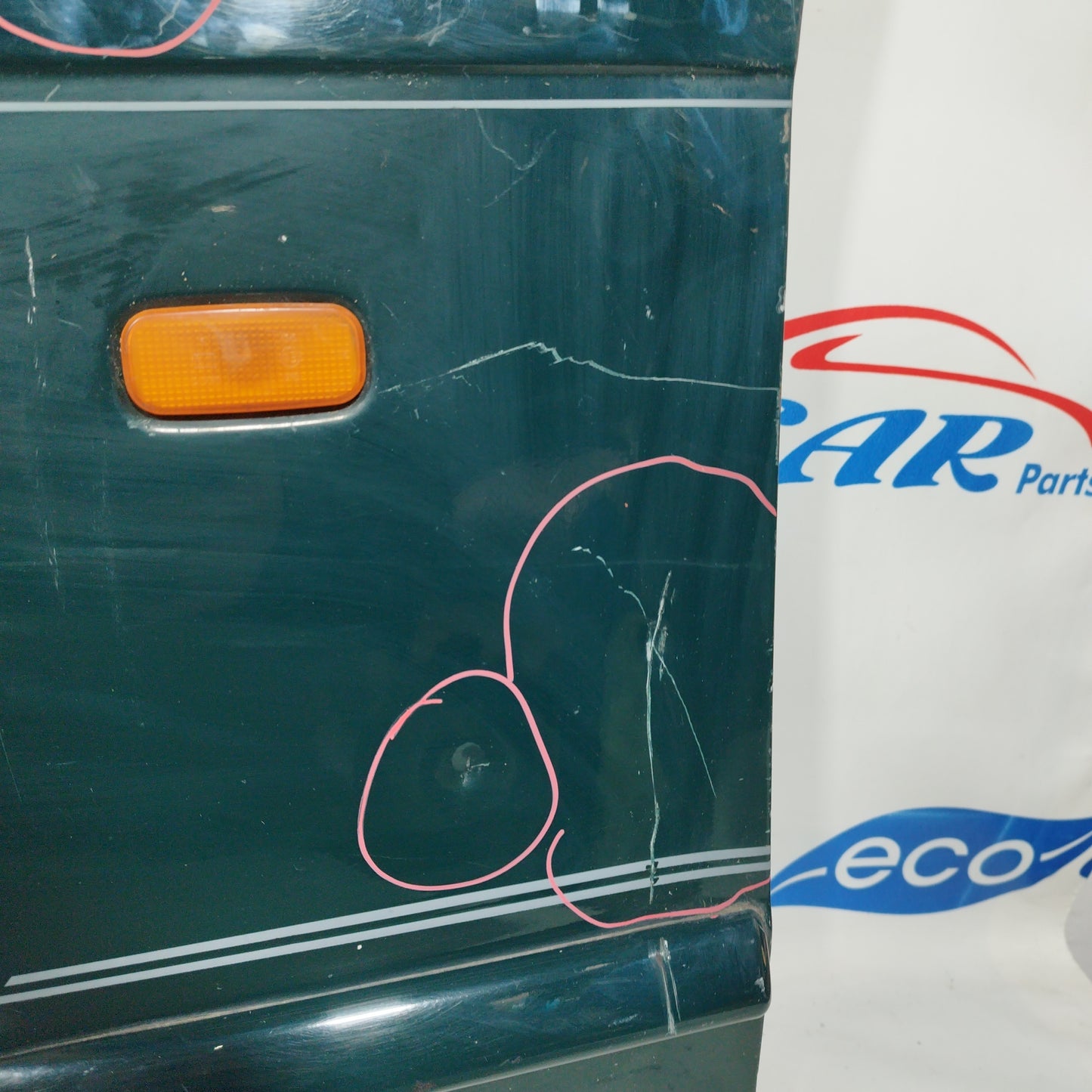 Jaguar XJ6 1992 dunkelgrüner vorderer linker Kotflügel ecoAC170