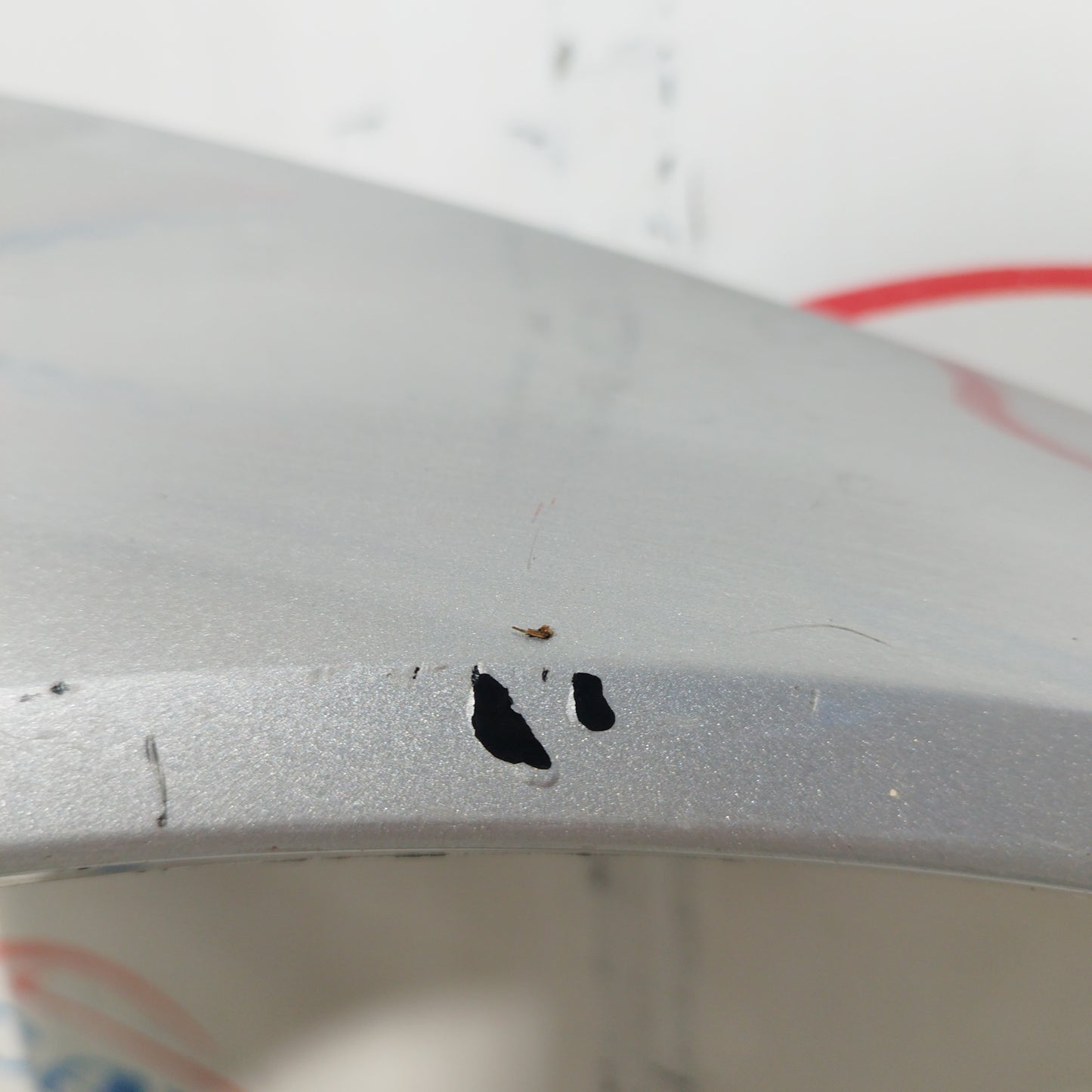 Right rear mudguard silver gray Smart Fortwo 450 2003 ecoAC7171