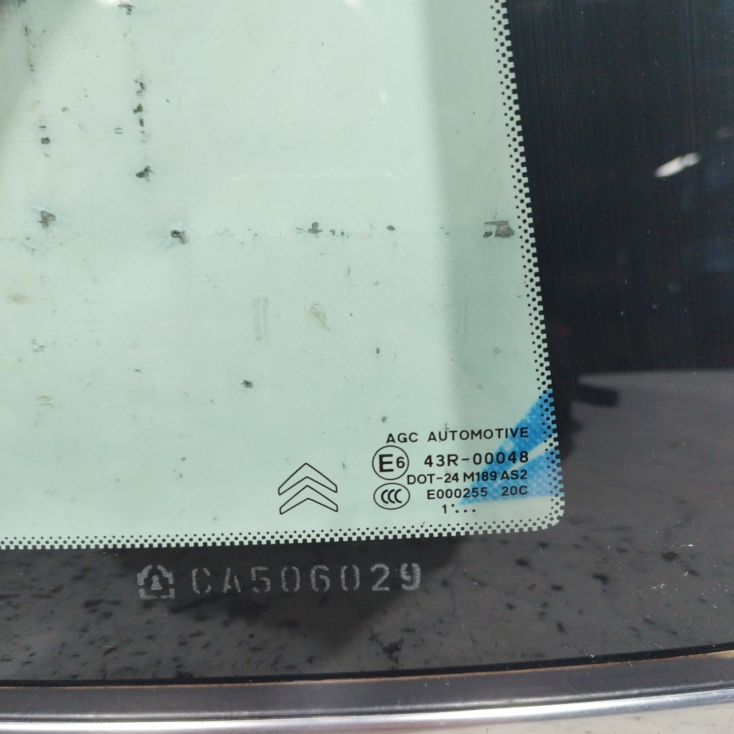 Fixed rear right glass Citroen C3 2015 ecoAC7185