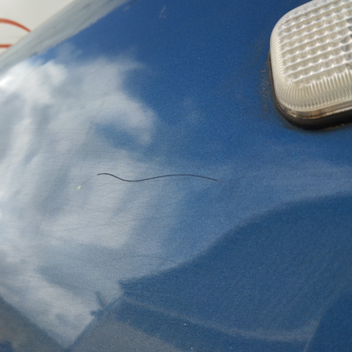 Left blue mudguard Nissan Terrano II blue ecoAG4203