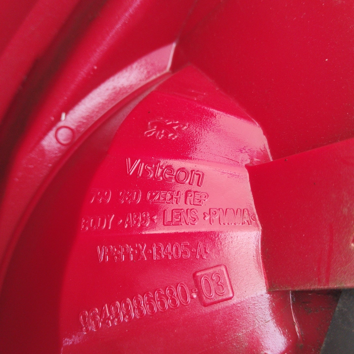 Linke Rückleuchte Peugeot 207 2008 ecoAG4414