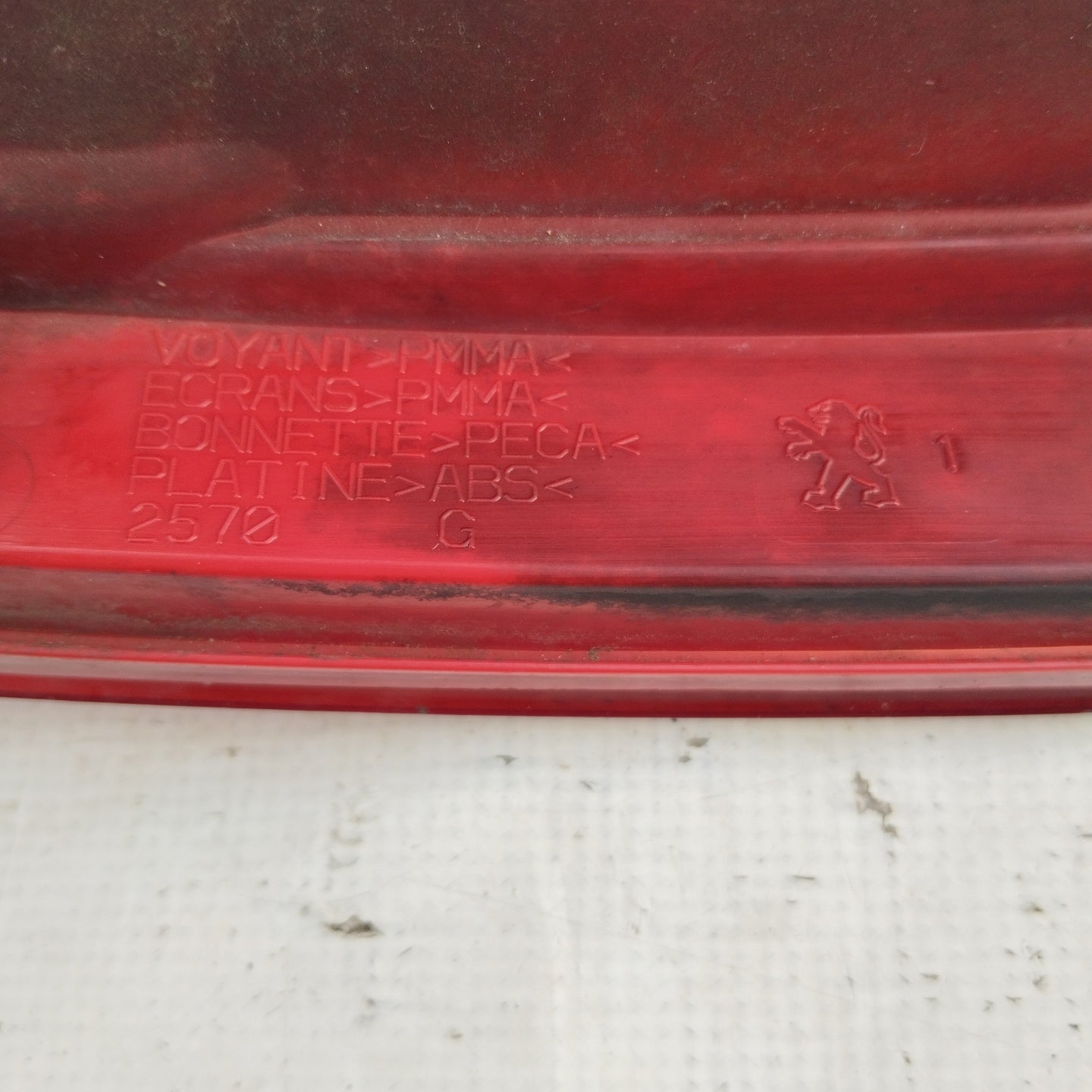 Fanale posteriore sx Peugeot 307 Restyling 2008 ecoAG4423