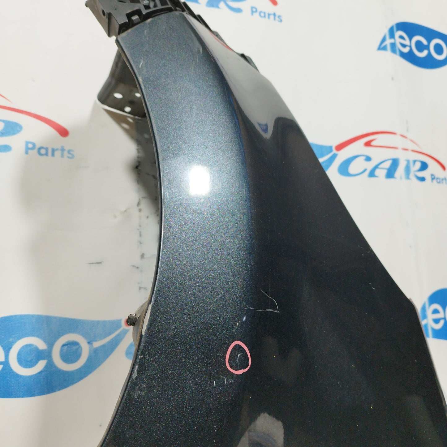 Dark gray left front mudguard Peugeot 107 2007 ecoAC7320