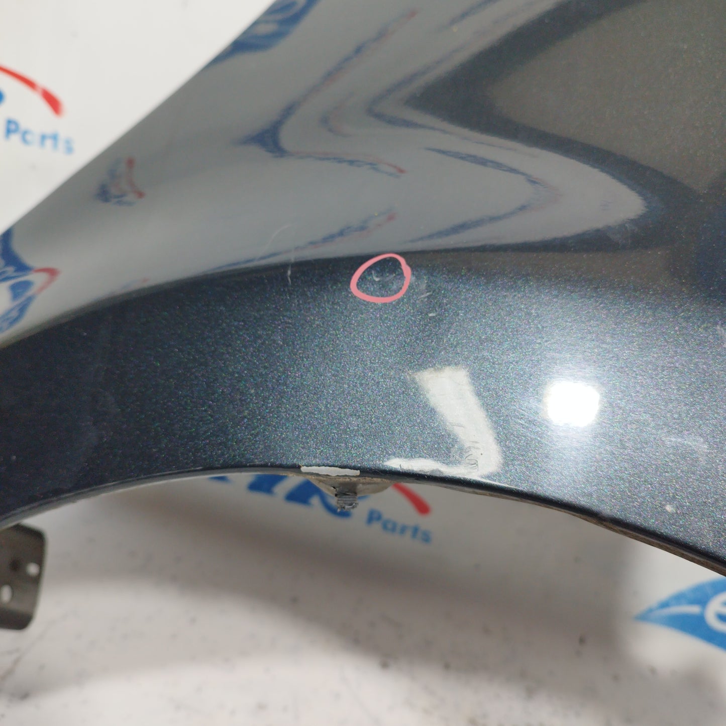 Dark gray left front mudguard Peugeot 107 2007 ecoAC7320