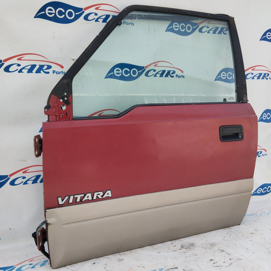 Burgundy left front door Suzuki Vitara 1992 ecoAG4515