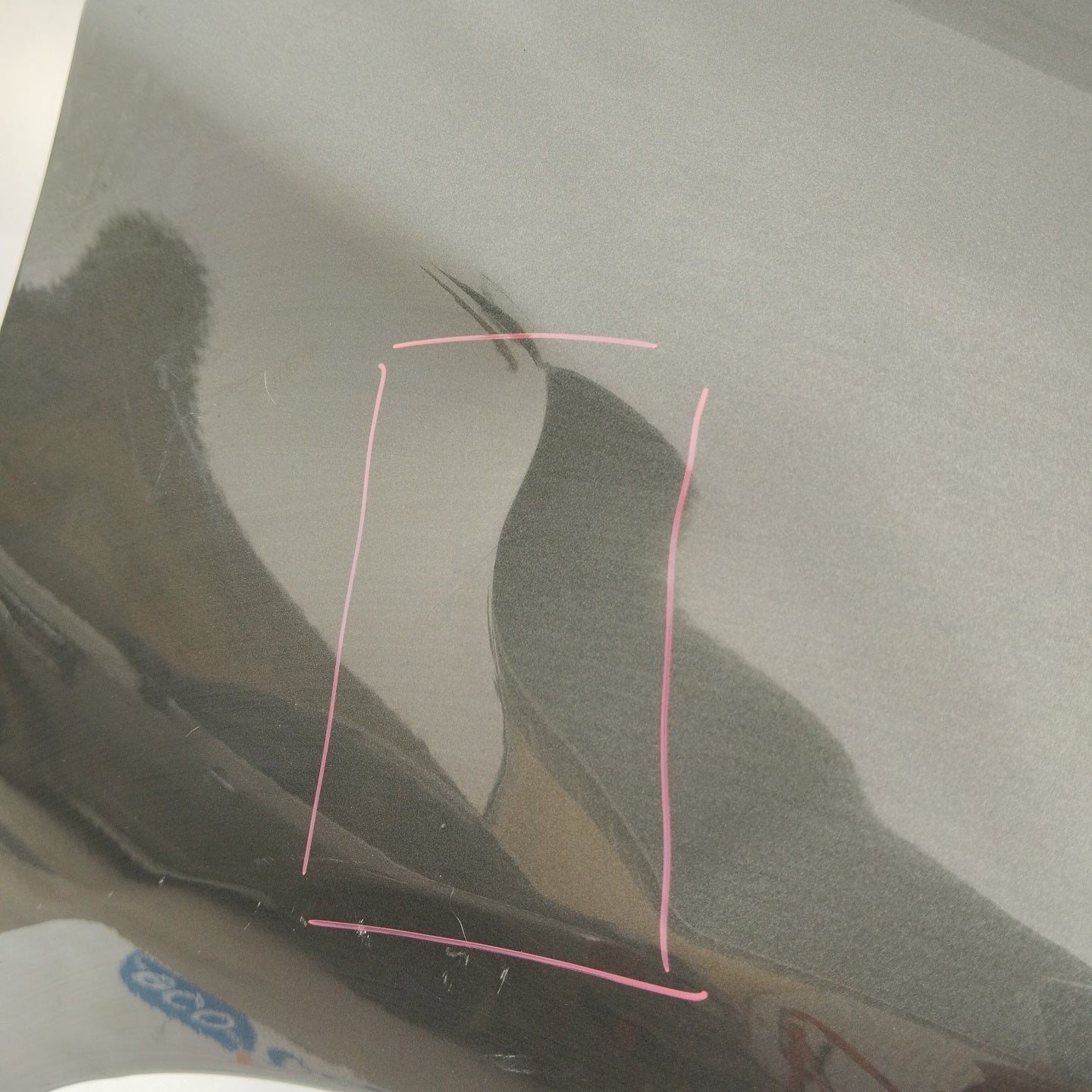 Dark green right fender Citroen C5 2012 ecoAG4032