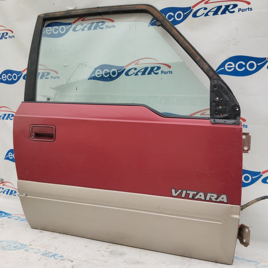 Burgundy right front door Suzuki Vitara 1992 ecoAG4518