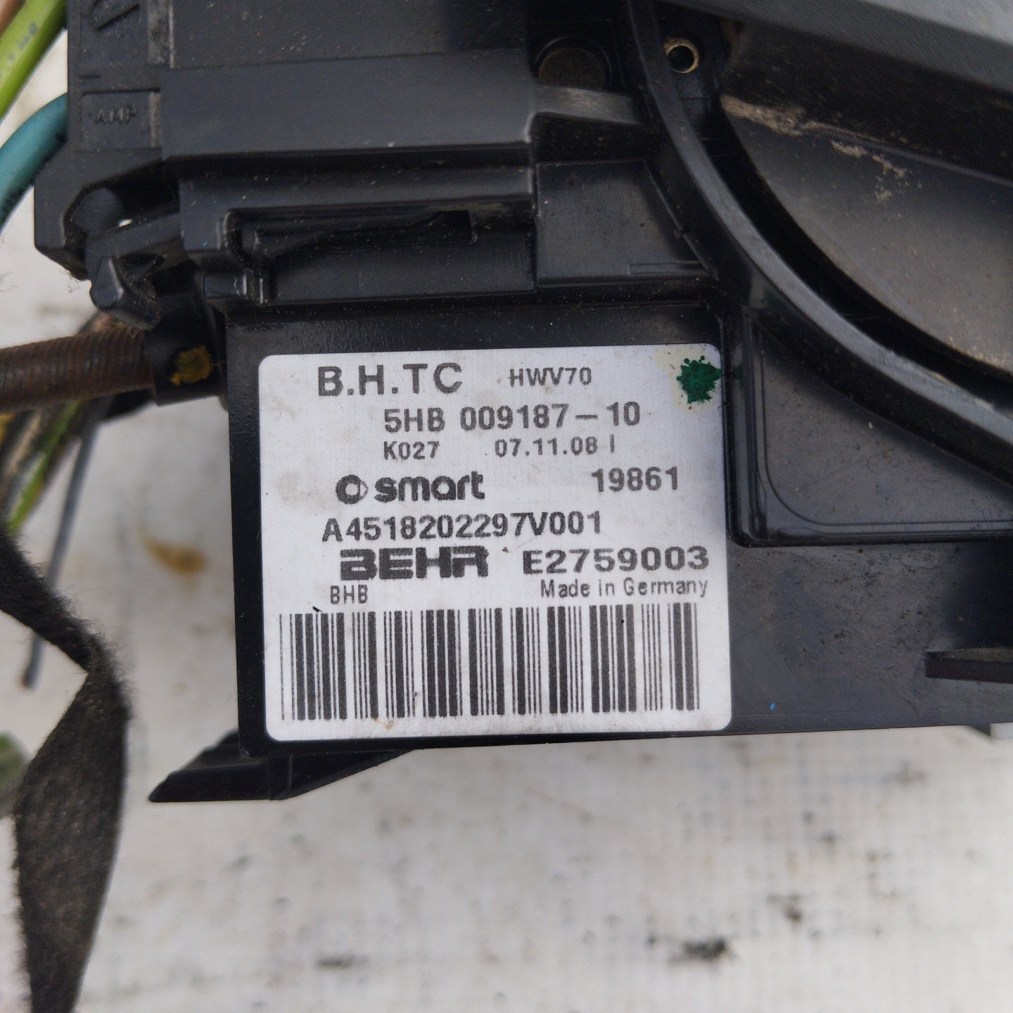 Smart 451 ecoAG4547 digitales Klimabedienteil