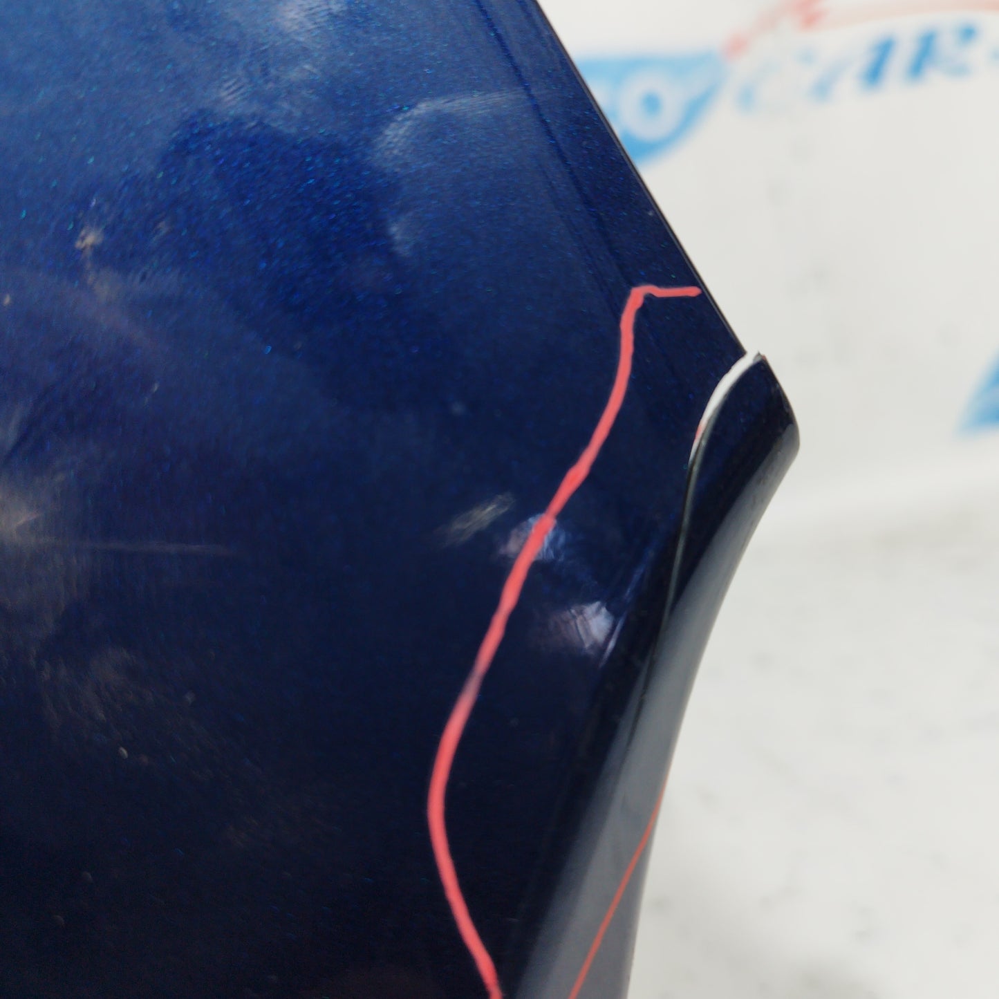 Parafango posteriore sx blu metallizzato Smart 450 cabrio ecoAC7164