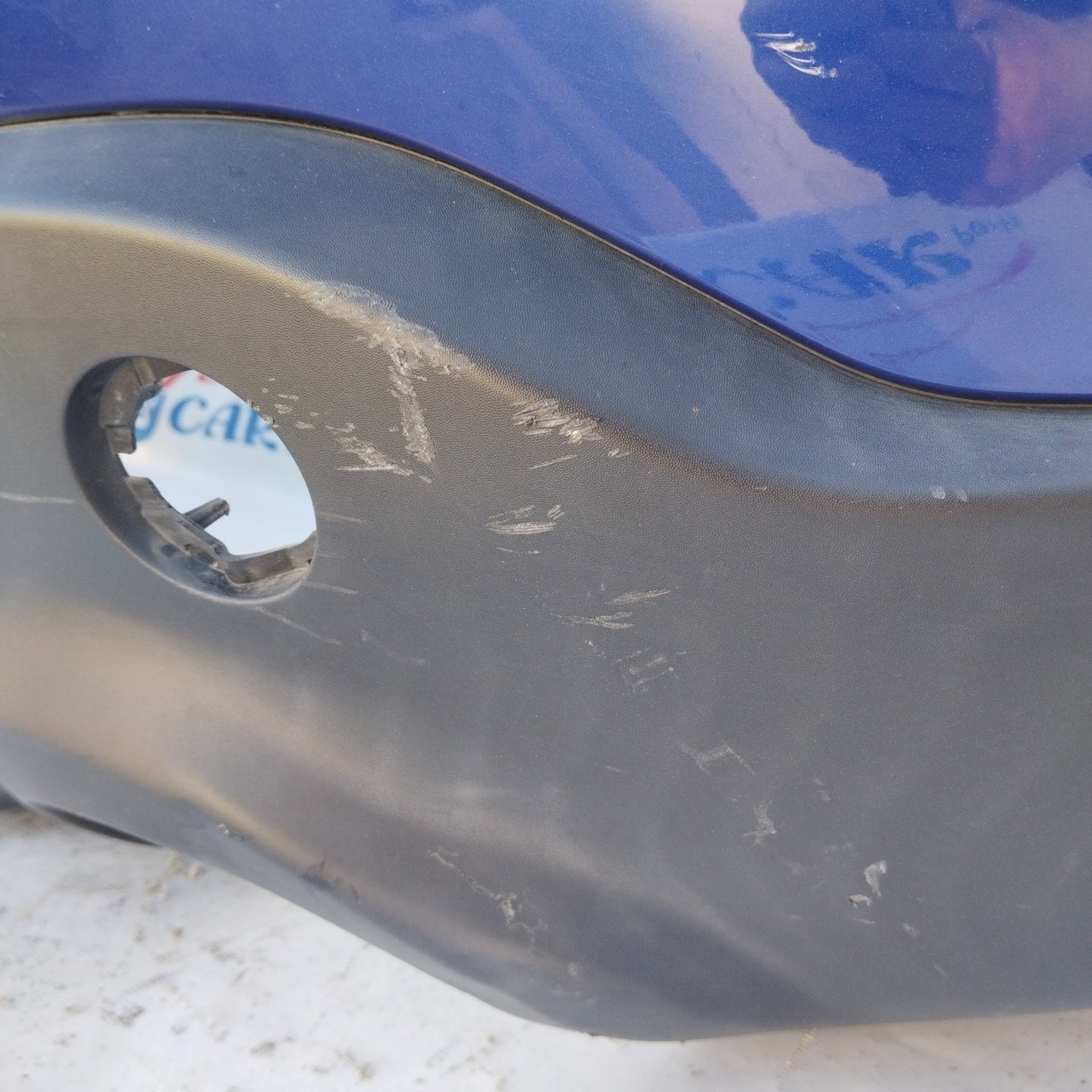 Electric blue rear bumper Mini PaceMan R61 ecoAG4565