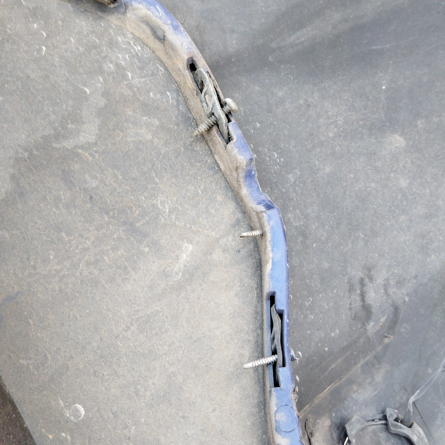 Electric blue rear bumper Mini PaceMan R61 ecoAG4565