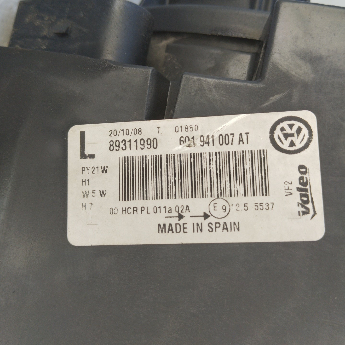 Linker Frontscheinwerfer Volkswagen Polo 2008 ecoAG4608