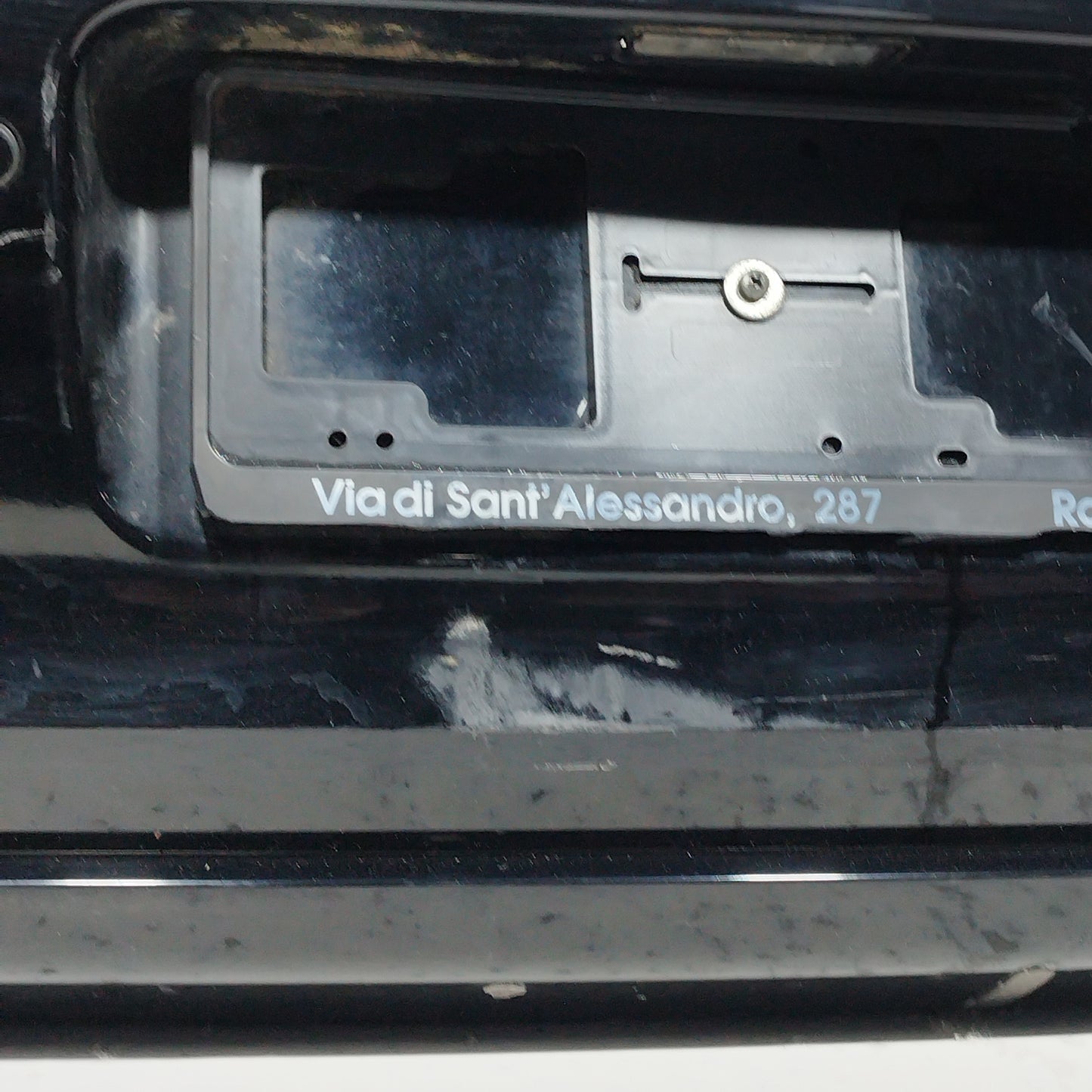 Paraurti posteriore nero Volkswagen Polo 2014 ecoAC7514