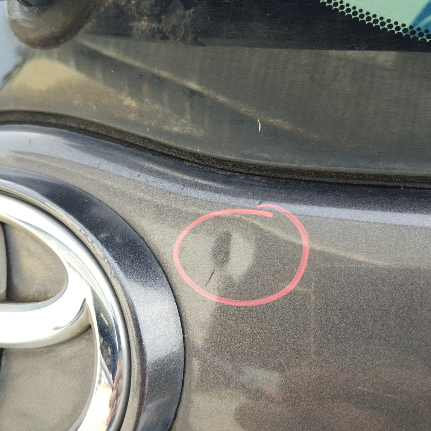 Portellone grigio canna di fucile  Toyota Verso 2009 ecoAG4616