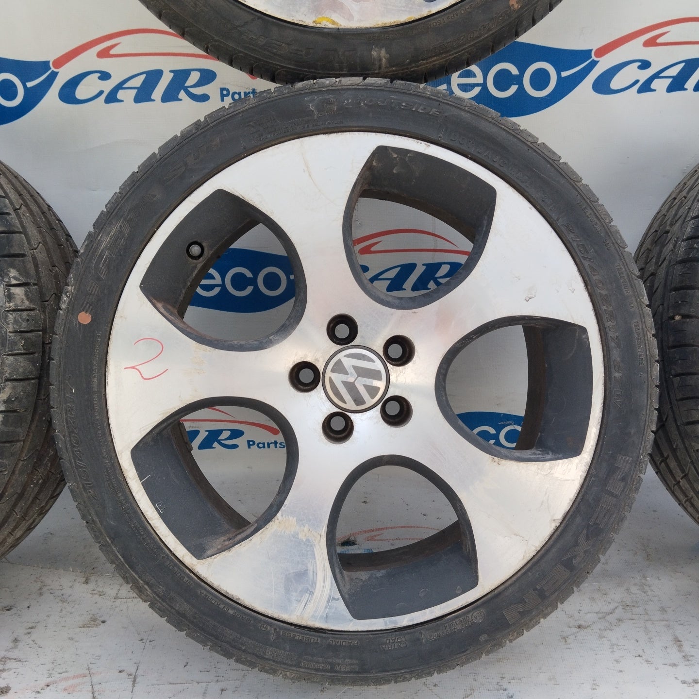 Cerchi e gomme Volkswagen Polo V GTI 2012 ecoAG4618