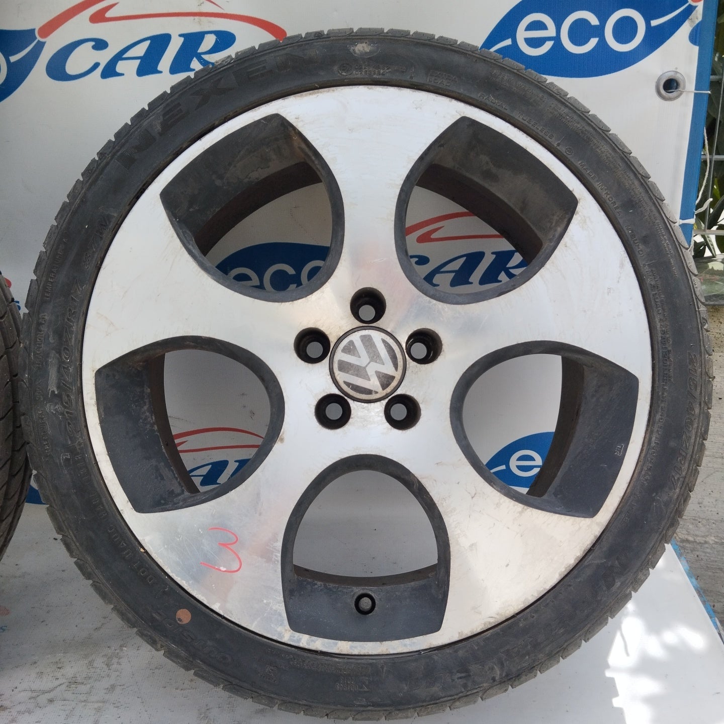 Cerchi e gomme Volkswagen Polo V GTI 2012 ecoAG4618