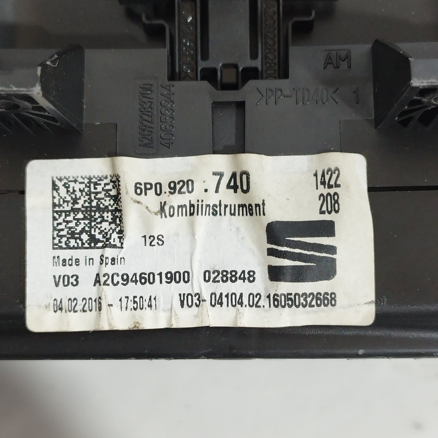 Zündkit Seat Ibiza 1.0 B 2016 Code: 0261S14671 / VWAG04E 907309CB ecoAC7515