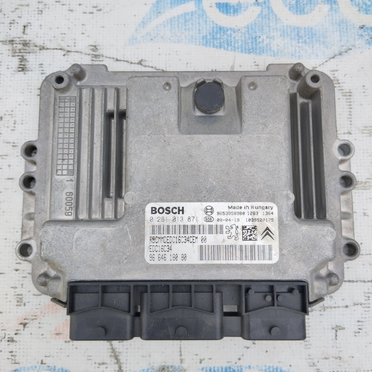 Zündkit Citroen Berlingo 1.6 HDI 2009 Code: 0281013871 ecoAG4629