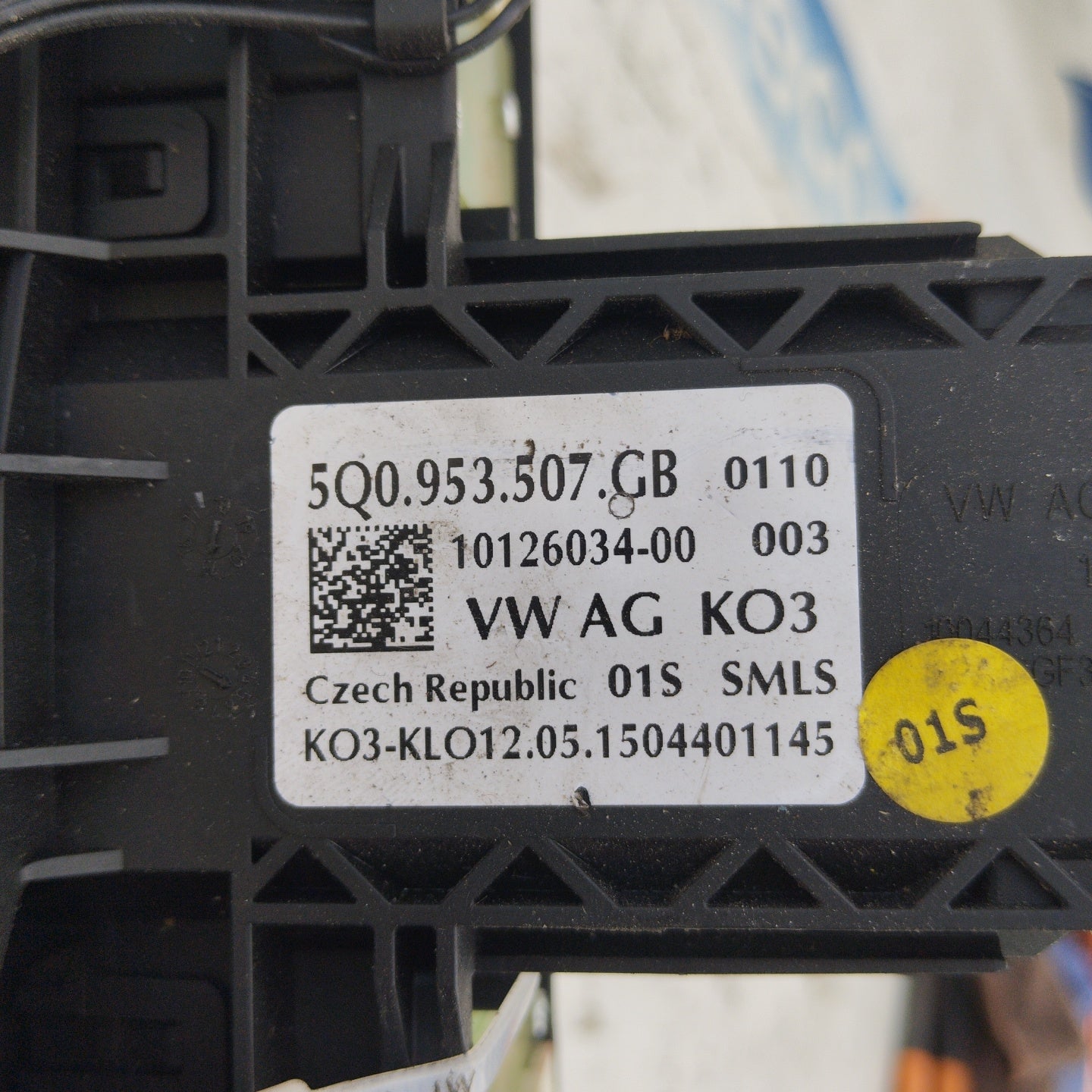 Light switch Volkswagen Golf 7 / Seat Leon 2016 code: 5q0953507Gb ecoAG4650