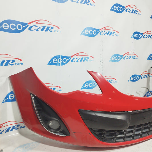 Red front bumper Opel Corsa D 2012 ecoAC6807
