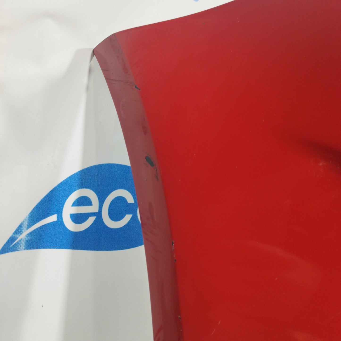 Red front bumper Opel Corsa D 2012 ecoAC6807