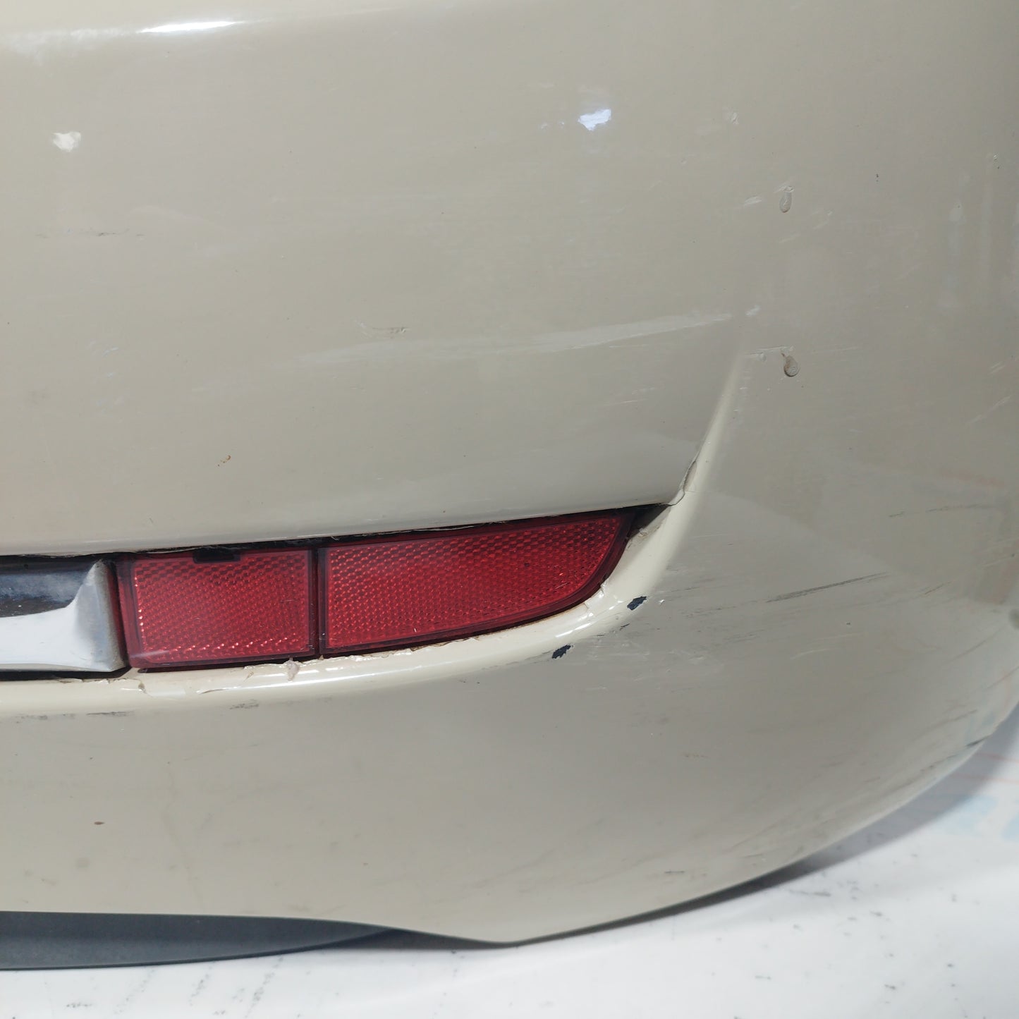 Beige rear bumper Lancia Ypsilon 2008 ecoAC7569