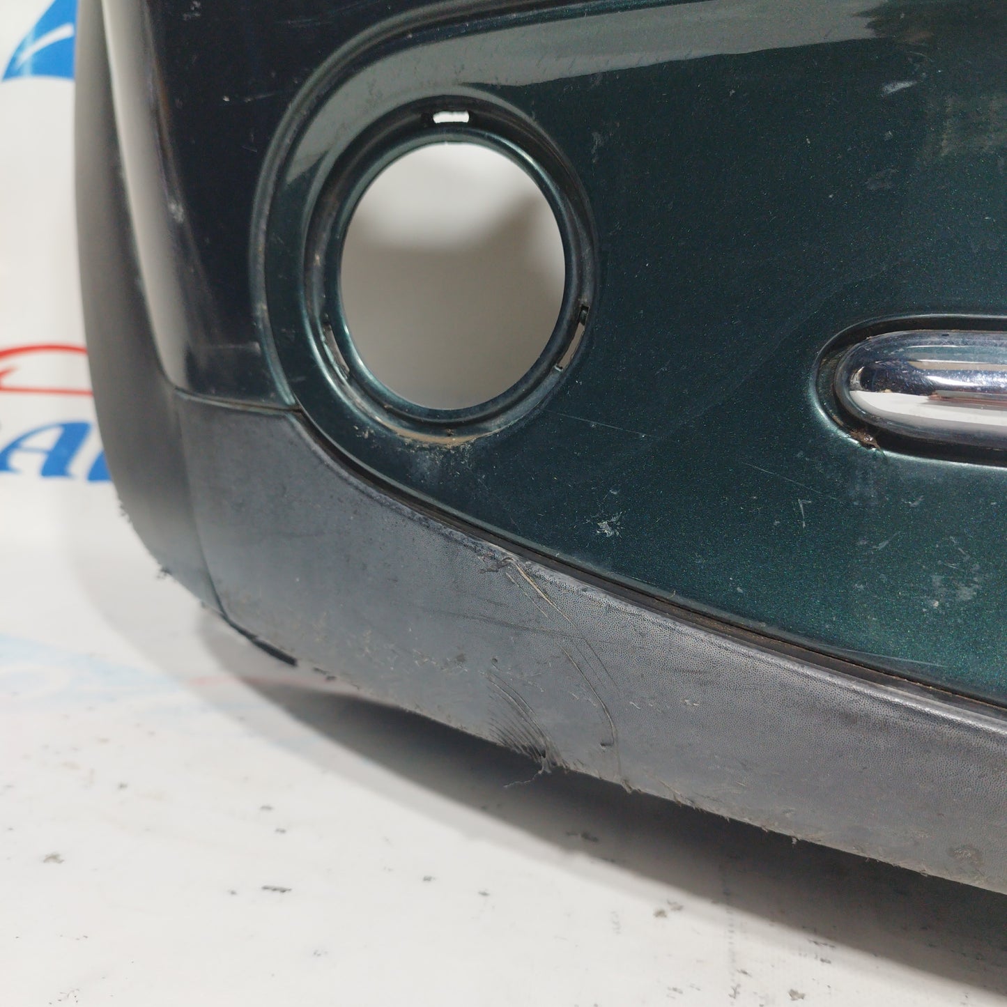 Paraurti anteriore verde petrolio Mini Cooper r50 2005 ecoAC7571