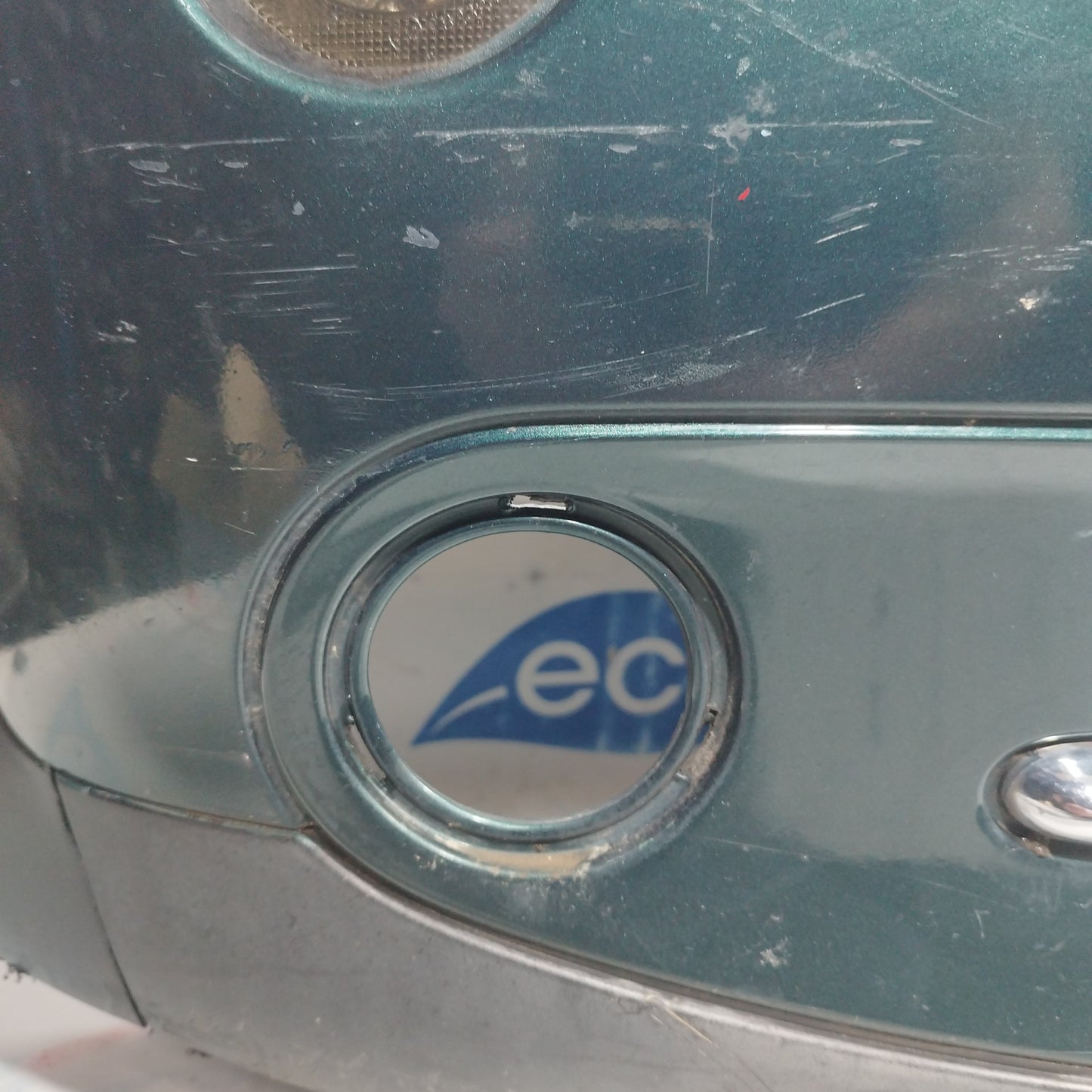 Paraurti anteriore verde petrolio Mini Cooper r50 2005 ecoAC7571