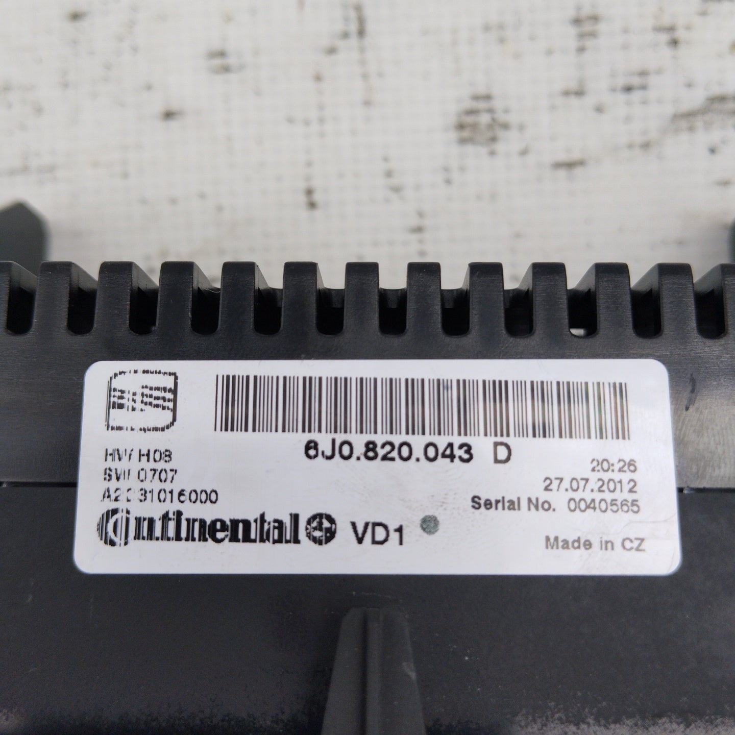 Seat Ibiza 2012 digitales Klimabedienteil Code: 6j0820043D ecoAG4674