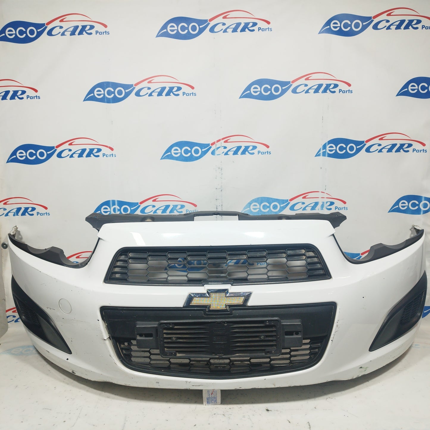 White front bumper Chevrolet Aveo 2013 ecoAC7581