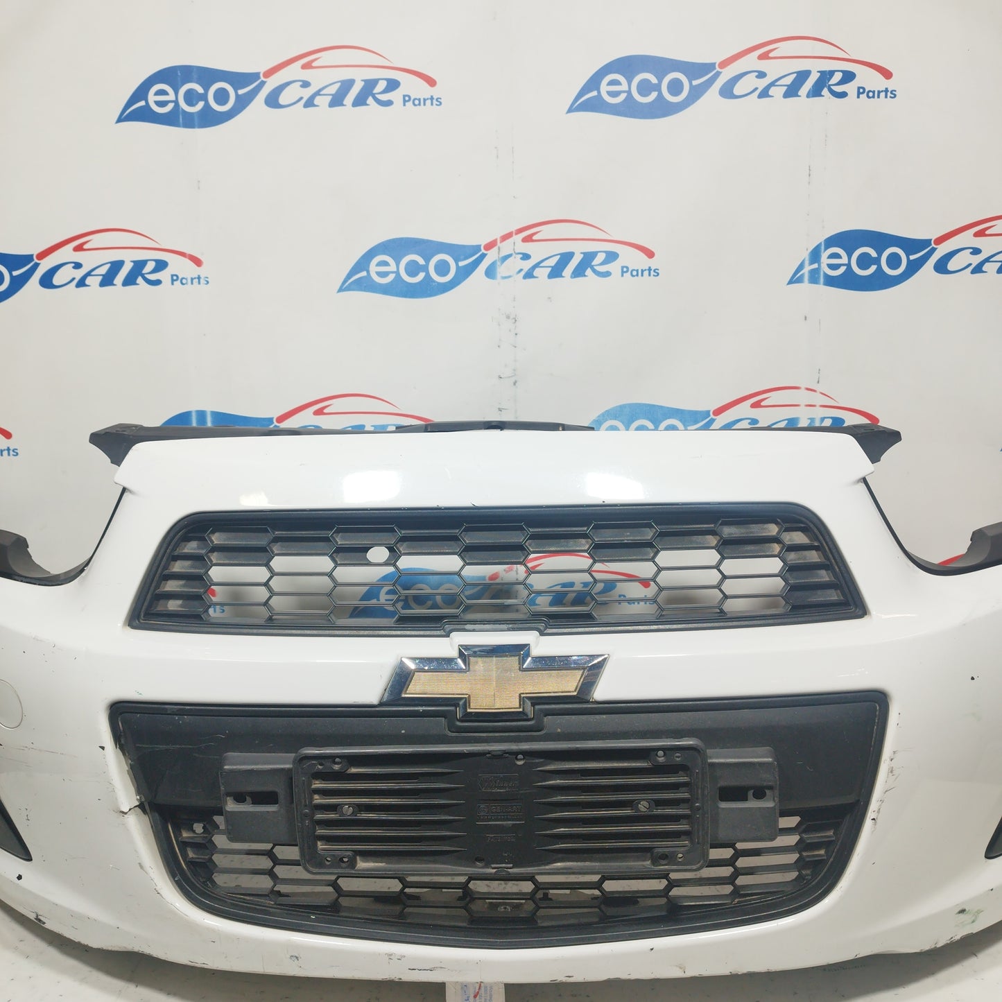 White front bumper Chevrolet Aveo 2013 ecoAC7581
