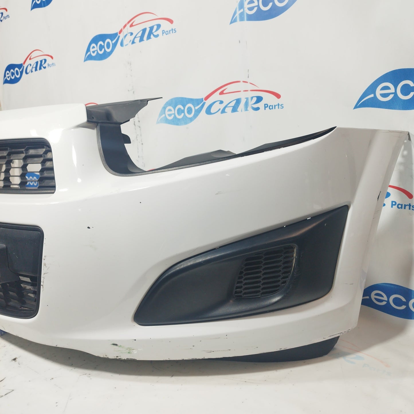 White front bumper Chevrolet Aveo 2013 ecoAC7581