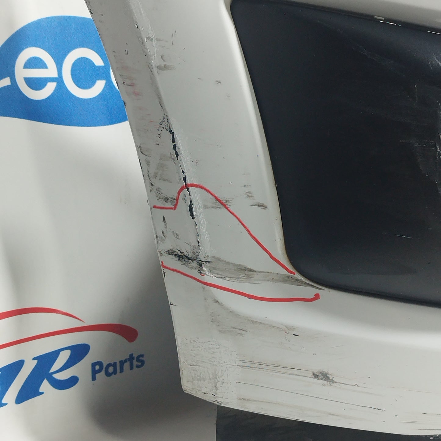 White front bumper Chevrolet Aveo 2013 ecoAC7581