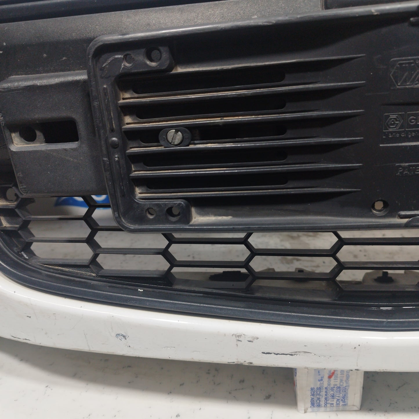 White front bumper Chevrolet Aveo 2013 ecoAC7581